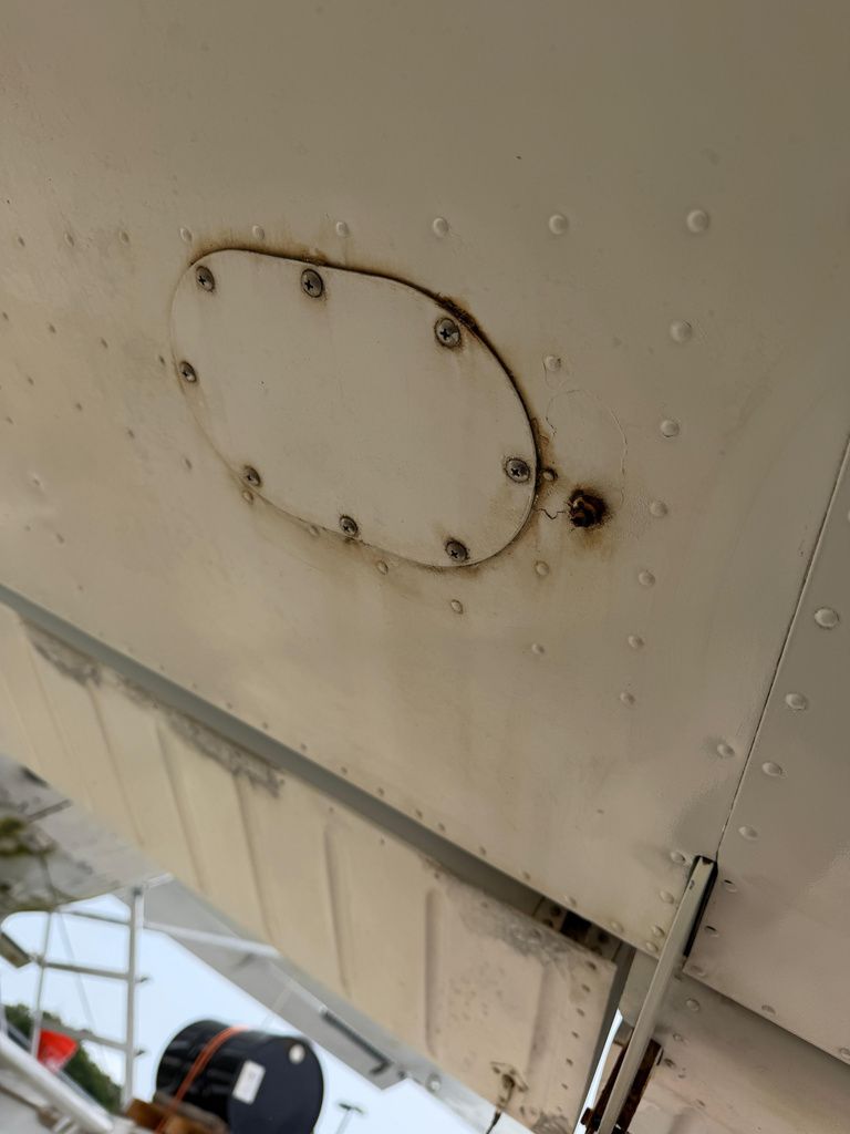 Precision aircraft access-panel detail work